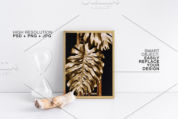 Frame Mockup 18X24 7X9 PSD PNG JPG in Print Mockups - product preview 1
