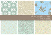 16 Floral seamless patterns