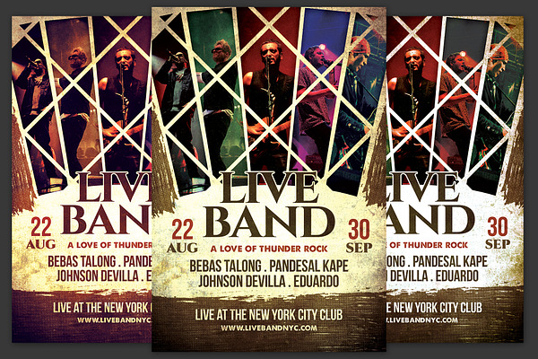Live Band Flyer