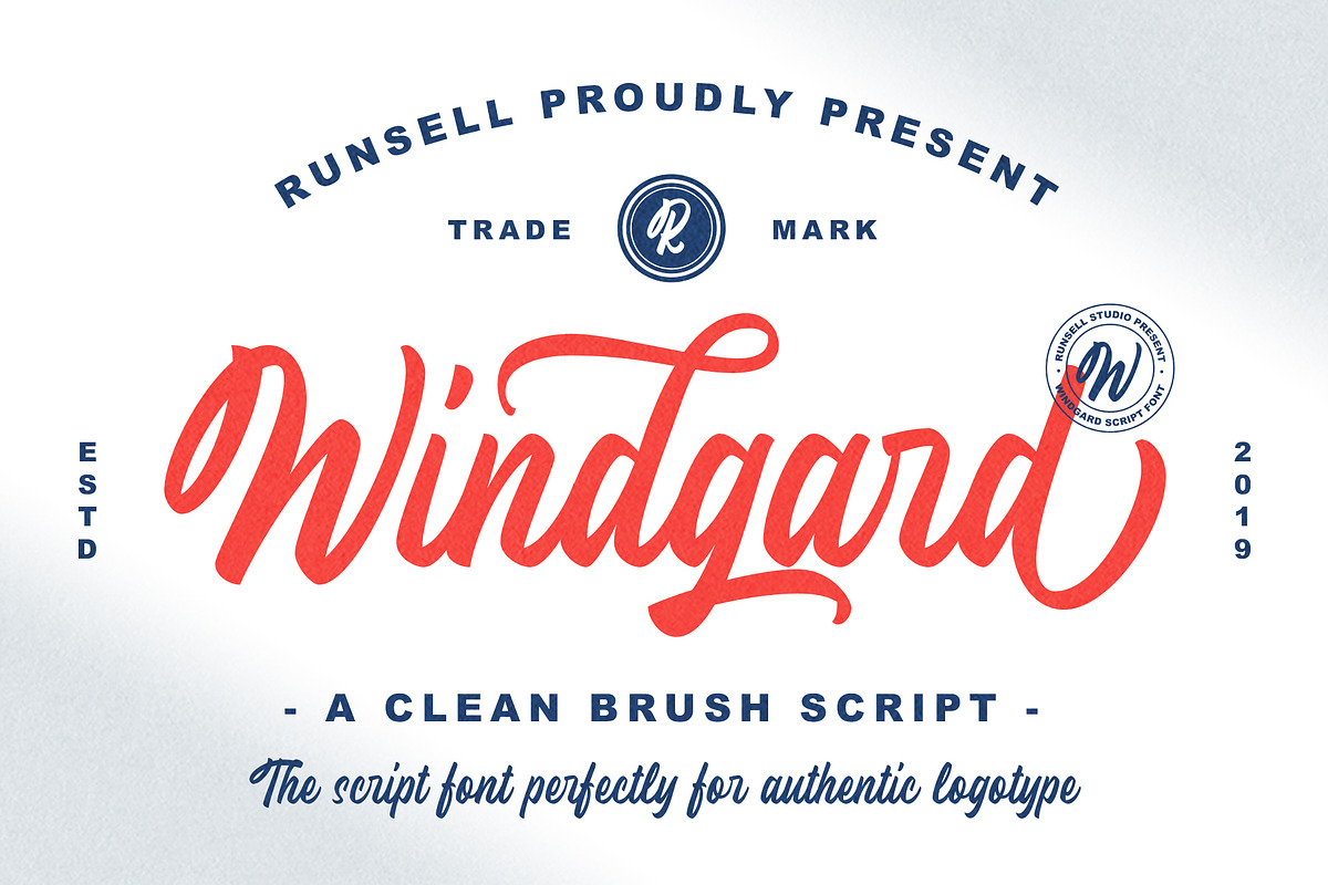 Windgard - Clean Brush Script in Script Fonts - product preview 8