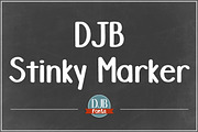 DJB Stinky Marker Font
