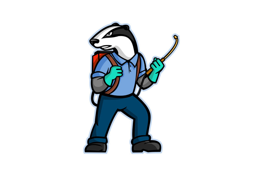 Badger Pest Control Mascot