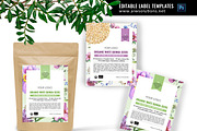 Bag or Pouch Label Template ID71