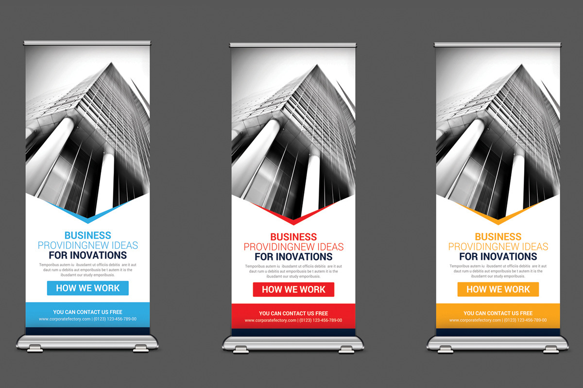 Venture Capital Firm Rollup Banners in Flyer Templates - product preview 8