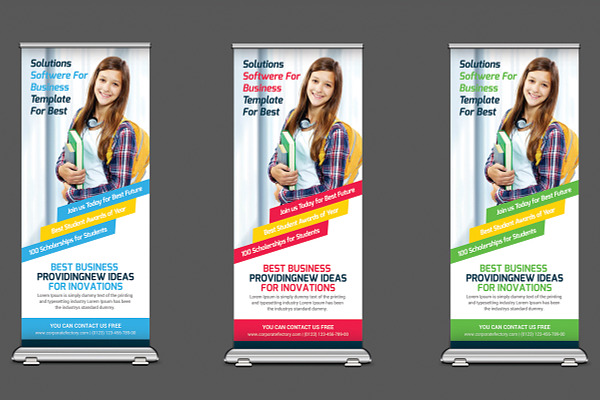 School Promotion Roll Up Banner