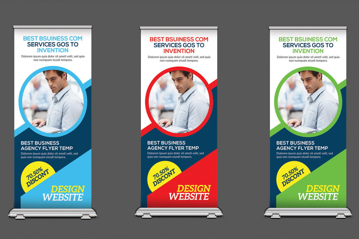Pharmacy Signage Roll Up Banner in Flyer Templates - product preview 8