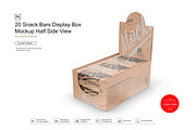 Kraft Snack Bars Display Box Mock-up