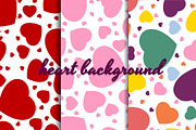 color heart background