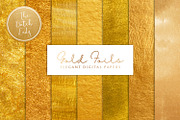 Gold Foil Texture Scrapbook Papers