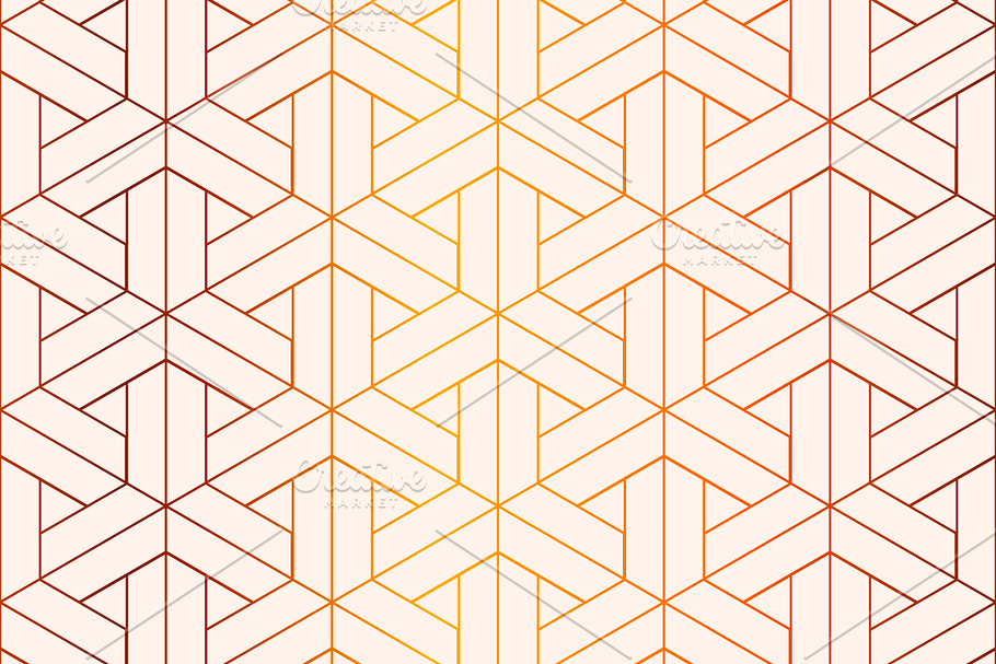 Golden luxury seamless pattern in Patterns - product preview 8