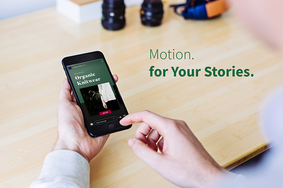 Keynote ○ Animated Stories – I in Instagram Templates - product preview 1