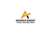 Advance Market Logo Template