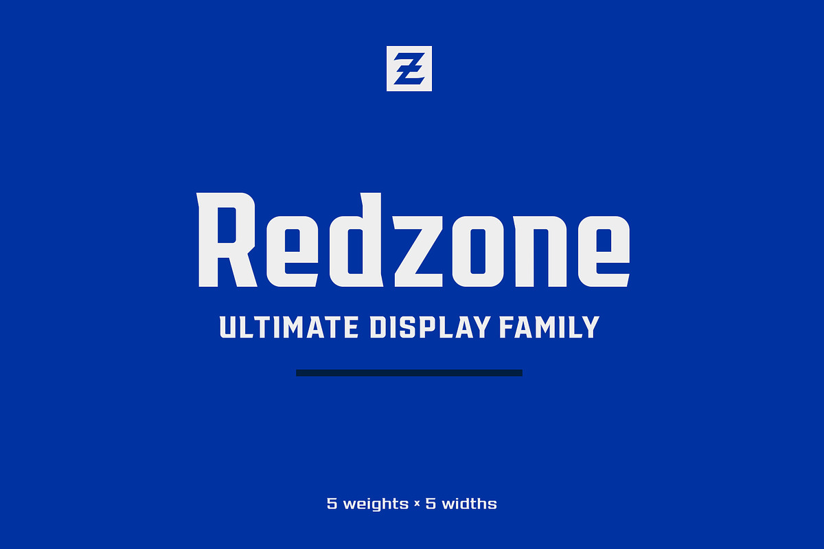 Redzone Display Family in Professional Fonts - product preview 8