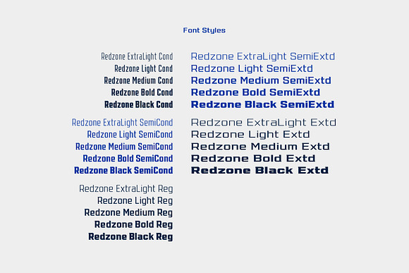 Redzone Display Family in Professional Fonts - product preview 2