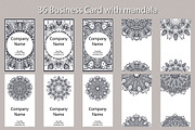 Minimal Business Cards with Mandala