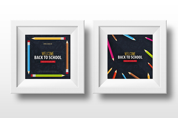 Back to School banners in Instagram Templates - product preview 6