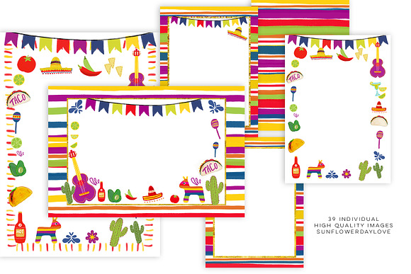Taco about fiesta clipart in Illustrations - product preview 4
