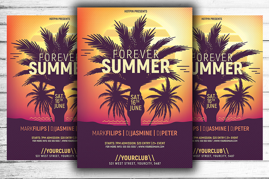 Summer Flyer | Poster Psd Template