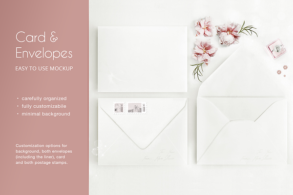 Card & Envelopes - Mockup
