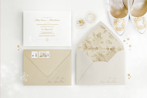 Card & Envelopes - Mockup in Product Mockups - product preview 2