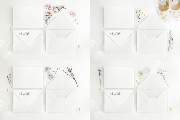 Card & Envelopes - Mockup in Product Mockups - product preview 3