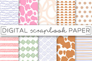 Simple Print Abstract Paper Bundle