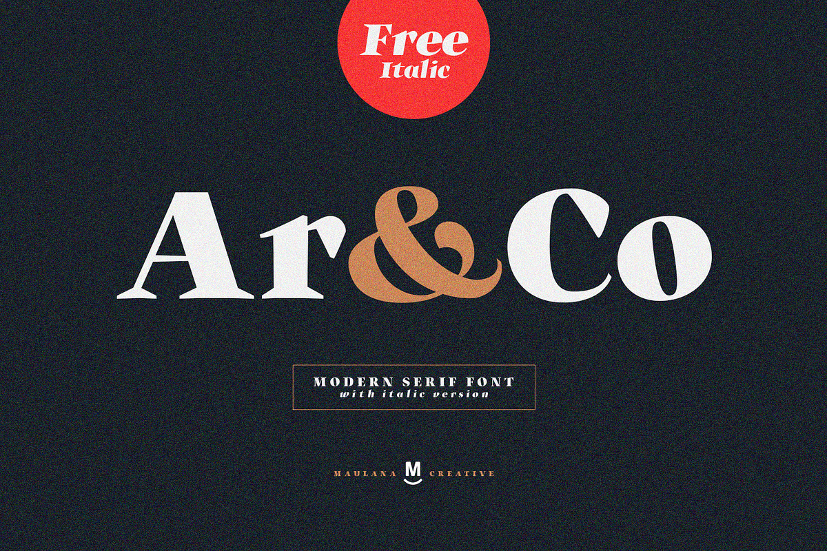 Ar and Co Serif Font in Serif Fonts - product preview 8