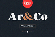 Ar and Co Serif Font