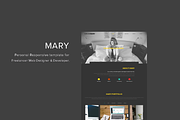 Mary - Resume template