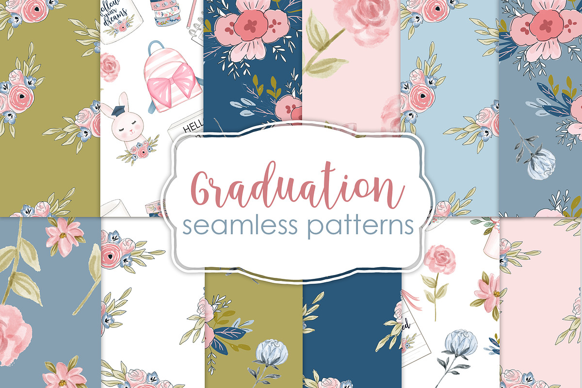 Graduation seamless patterns in Patterns - product preview 8