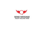 Send  Message Logo Template
