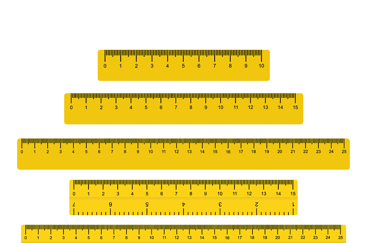 Measuring scale, markup for rulers. in Illustrations - product preview 8