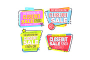 Closeout Sale Template Banner In