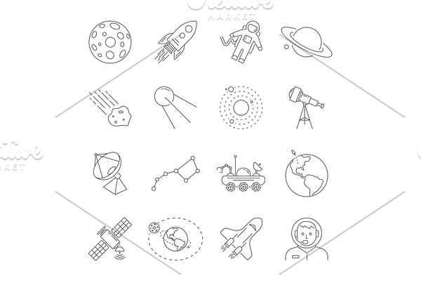 Astronomy and Space symbols