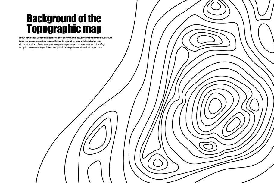 Background of the topographic map