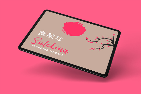 Sutekina Stationery Design Mockup in Mobile & Web Mockups - product preview 6