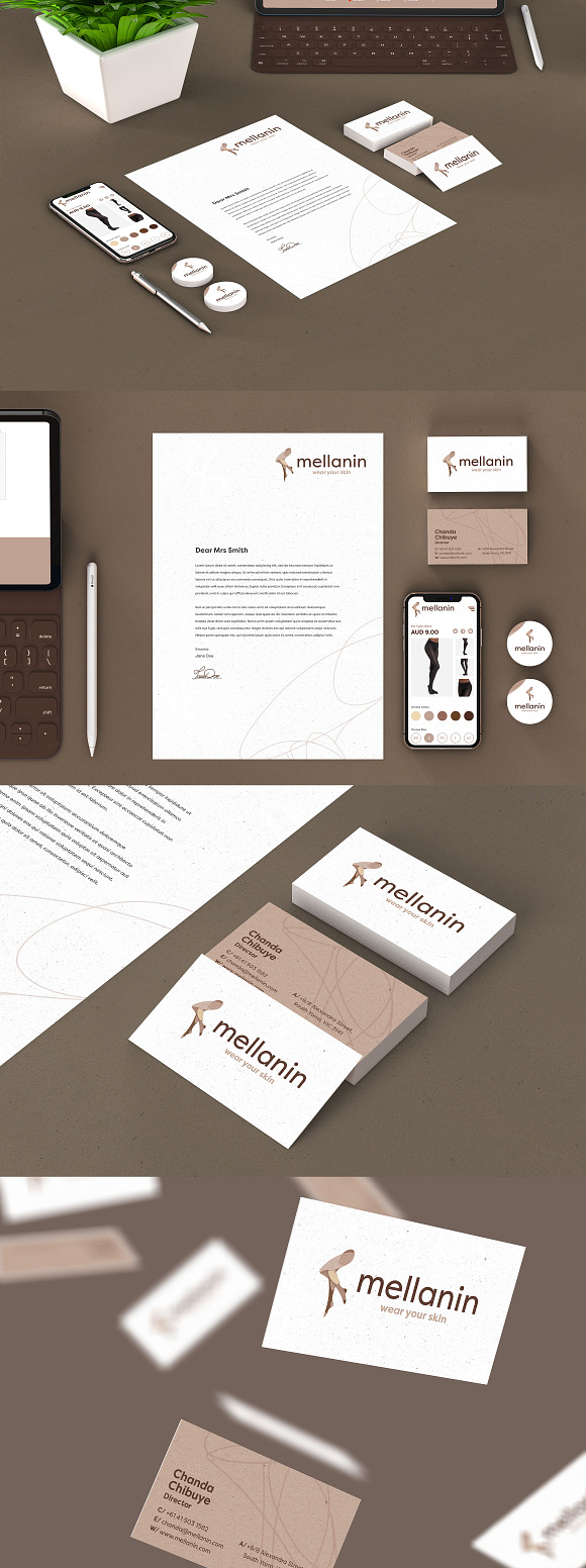 Sutekina Stationery Design Mockup in Mobile & Web Mockups - product preview 8