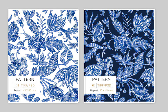 Luxury Batik, Watercolor Set! in Patterns - product preview 4