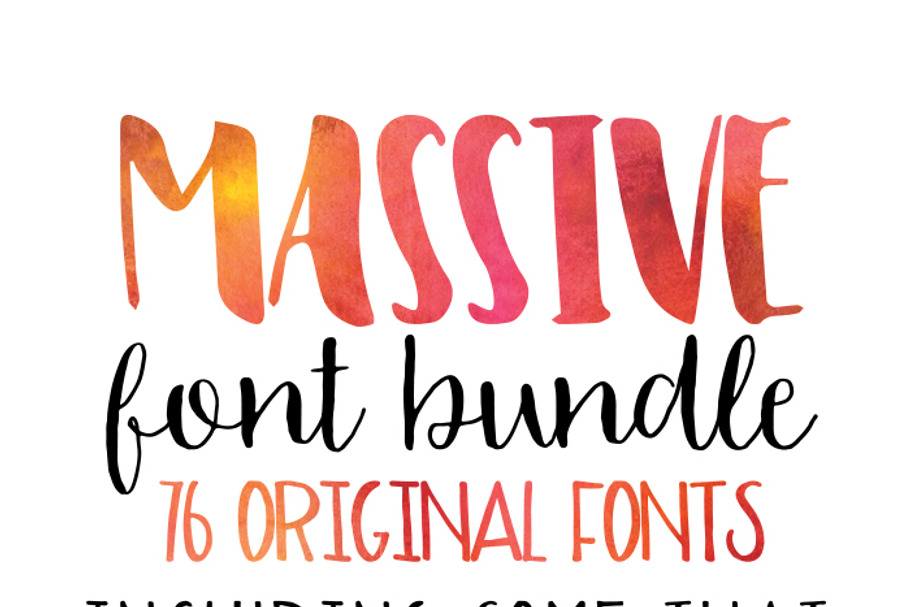 2015 MASSIVE Font Bundle in Display Fonts - product preview 8