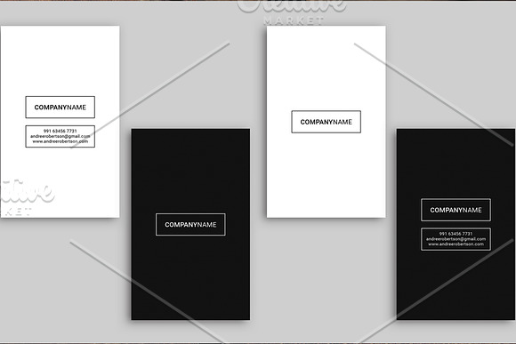 Simple & Clean Business Card in Business Card Templates - product preview 2