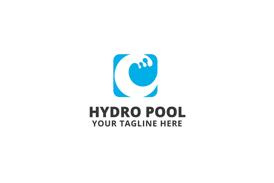 Hydro Pool Logo Template in Logo Templates - product preview 8