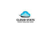 Cloud Stats Logo Template