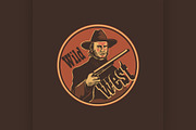 Wild west emblem