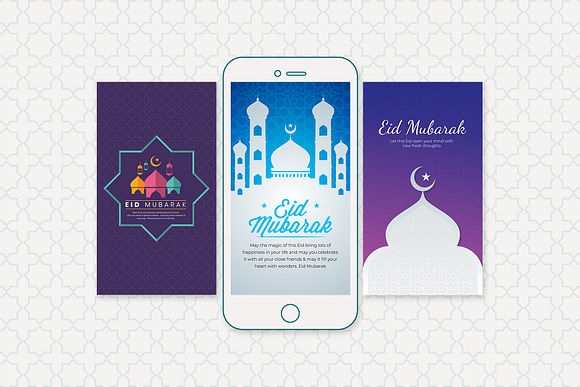 Eid Mubarak Social Media Poster in Instagram Templates - product preview 6