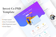 Invest Co. Landing Page