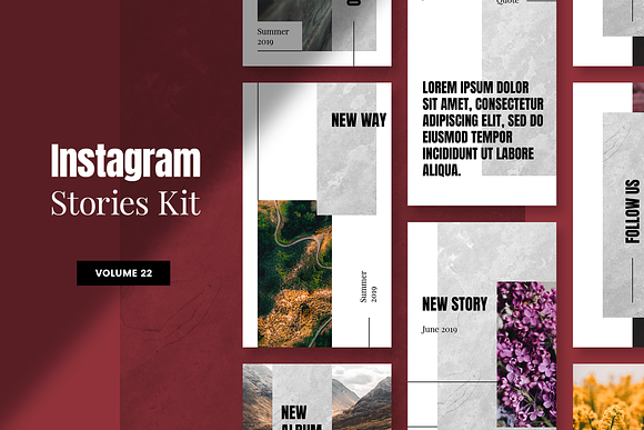 Instagram Stories Kit (Vol.22) in Instagram Templates - product preview 1