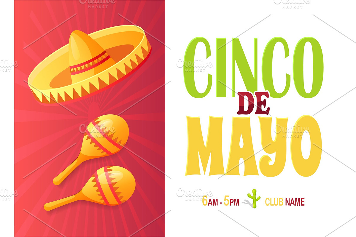 Mexican Symbols, Cinco de Mayo in Illustrations - product preview 8