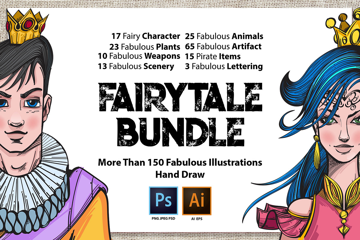 Fairytale BUNDLE in Illustrations - product preview 8