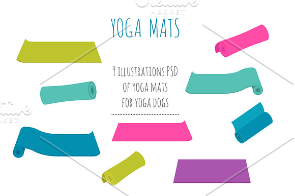 Yoga dogs collection (vol.1) in Illustrations - product preview 10