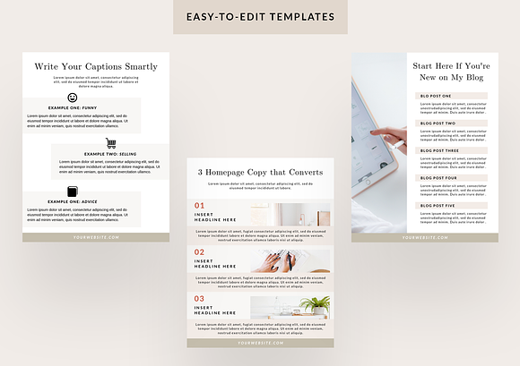 Lead Magnet Kit for Copywriters in Mailchimp Templates - product preview 3